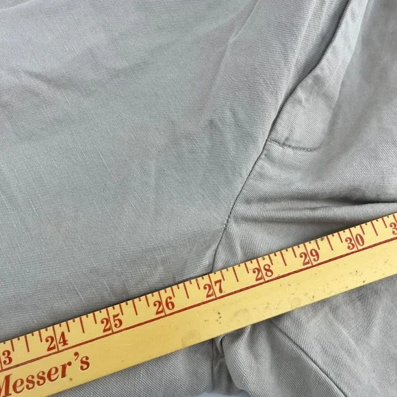 Brooks Brothers Clark Chinos Khaki Linen Cotton Irish Baird McNutt Mens 36x30 - Picture 8 of 9